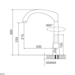 Vòi Rửa Chén Malloca K151T